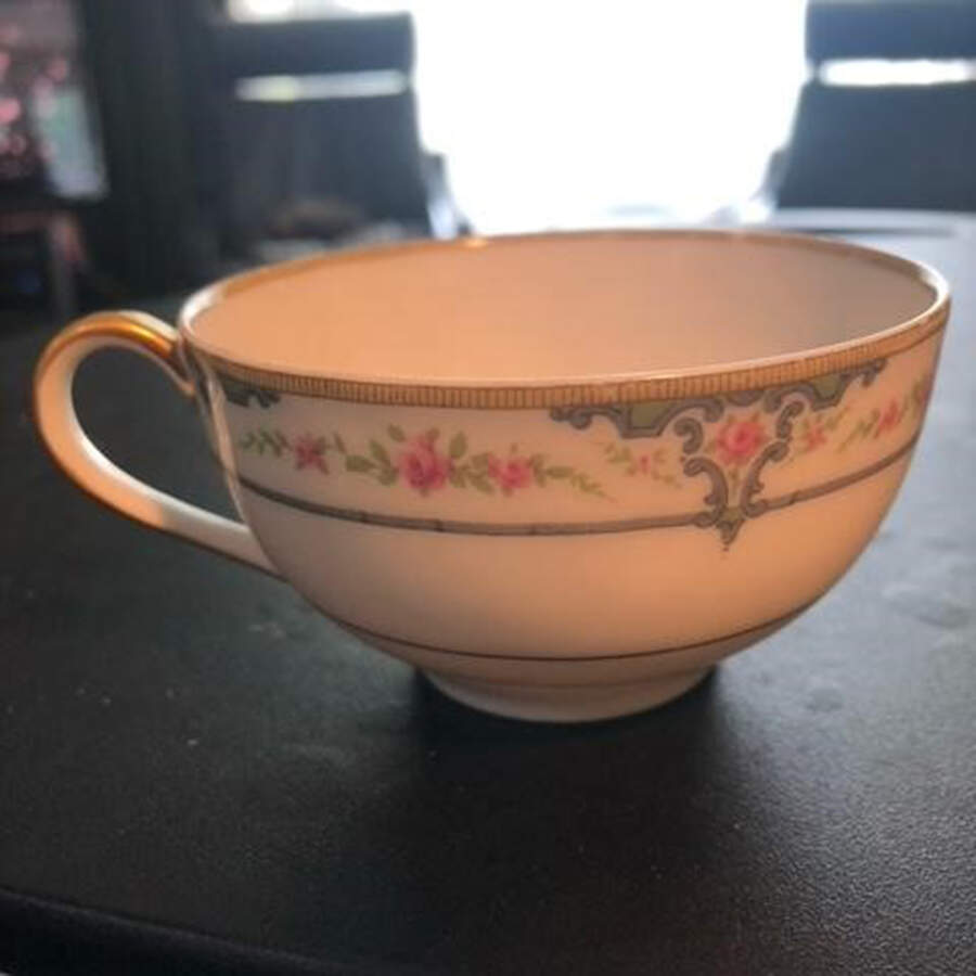Amiens Flat Cup by Haviland-1