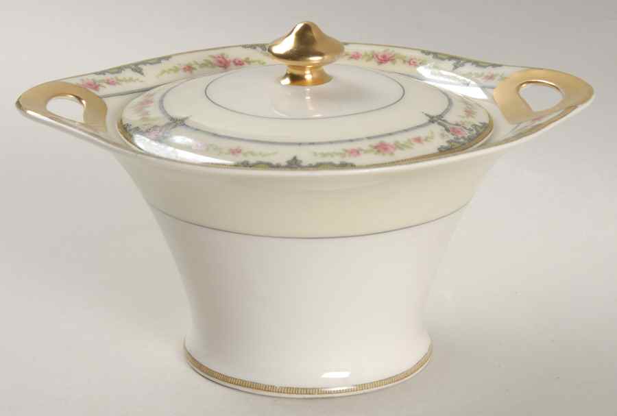 Amiens Sugar Bowl & Lid by Haviland-1