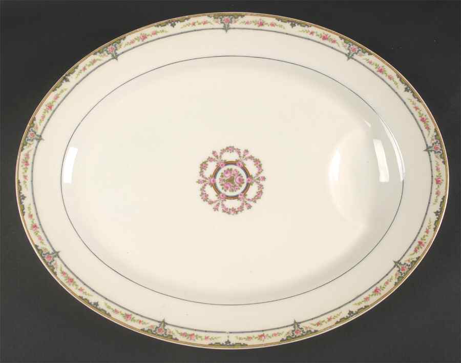 Amiens 15" Oval Serving Platter by Haviland-1