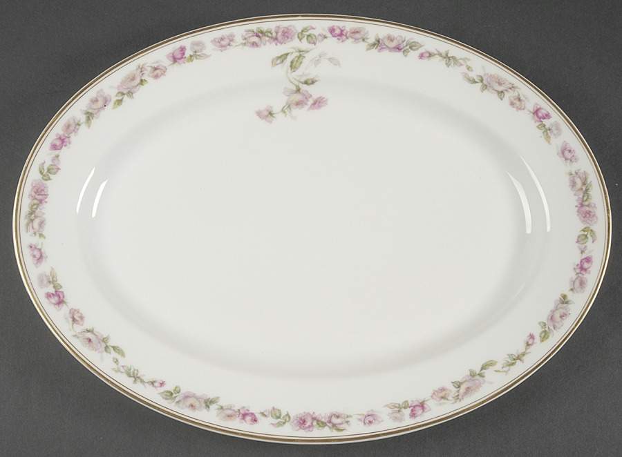 The Amstel 13" Oval Serving Platter by Haviland-1