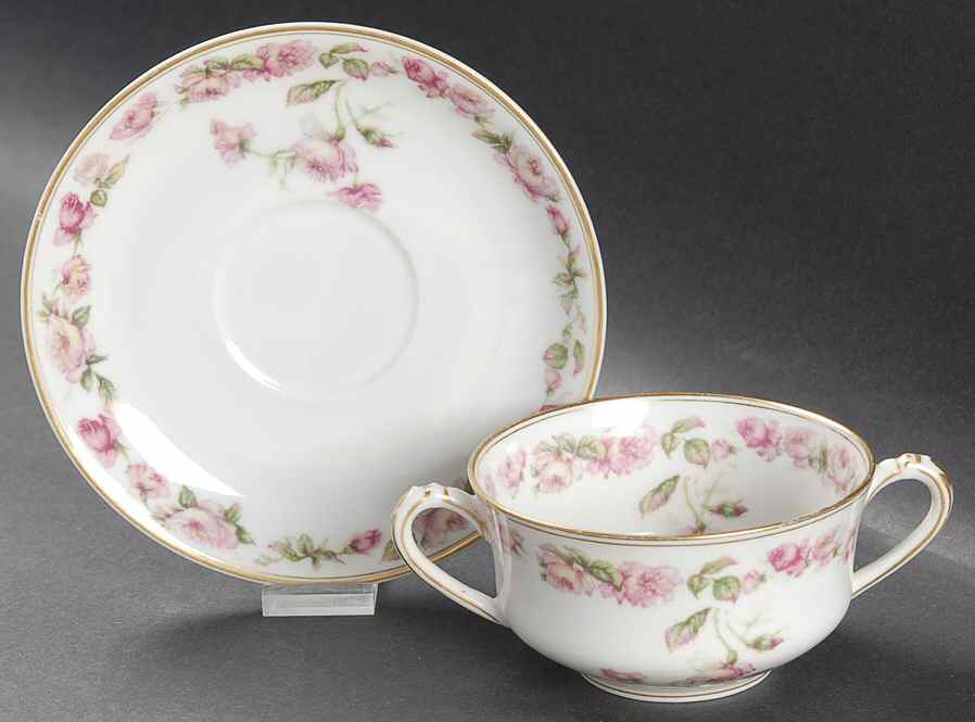 The Amstel Flat Bouillon Cup & Saucer by Haviland-1
