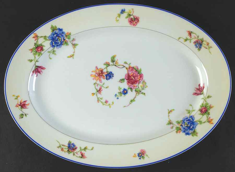 Angelo 13" Oval Serving Platter by Haviland-1