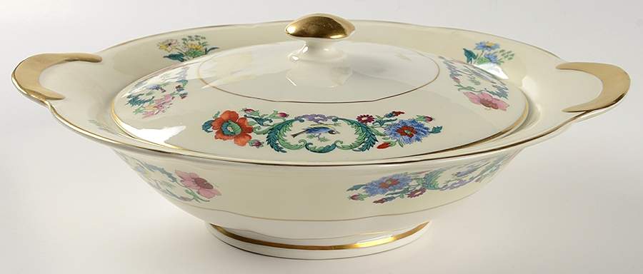 Anita Round Covered Vegetable by Haviland-1