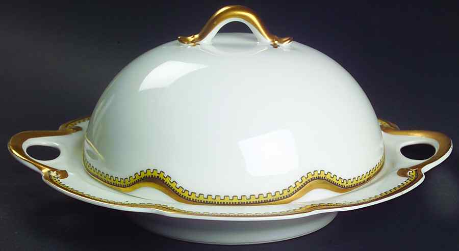 Anjou Round Covered Butter by Haviland-1