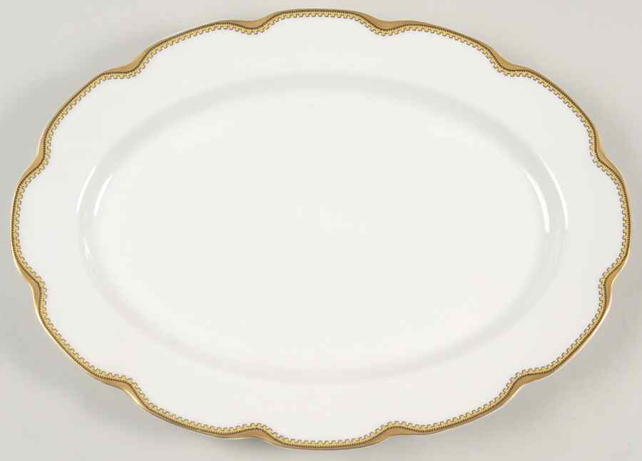 Anjou 14" Oval Serving Platter by Haviland-1