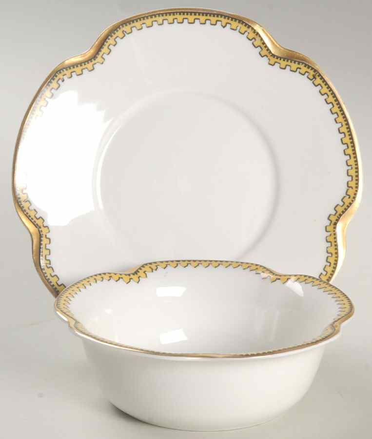 Anjou Ramekin & Saucer Set by Haviland-1