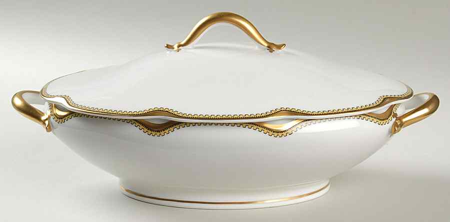 Anjou Oval Covered Vegetable by Haviland-1