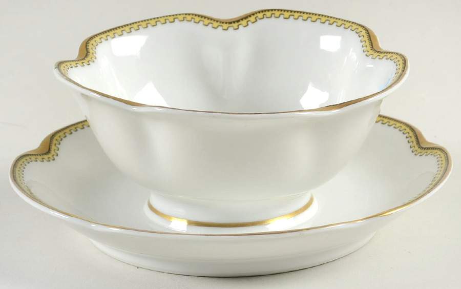 Anjou Mayonnaise with Attached Underplate by Haviland-1