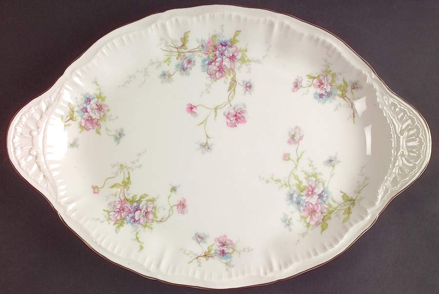 Annette 12" Oval Serving Platter by Haviland-1