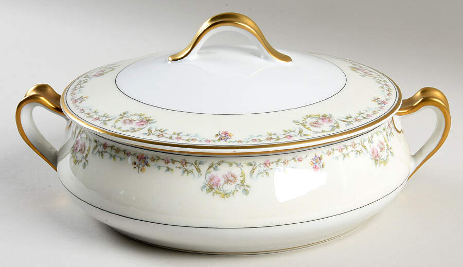 Antoinette Round Covered Vegetable by Haviland-1