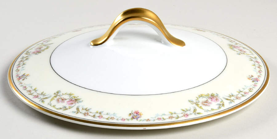 Antoinette Lid for Round Vegetable by Haviland-1