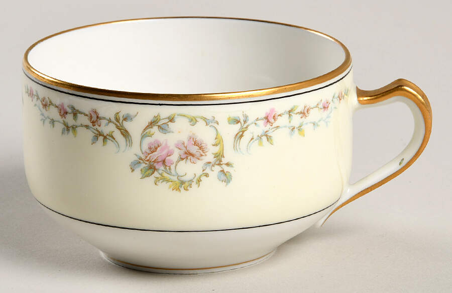 Antoinette Flat Cup by Haviland-1
