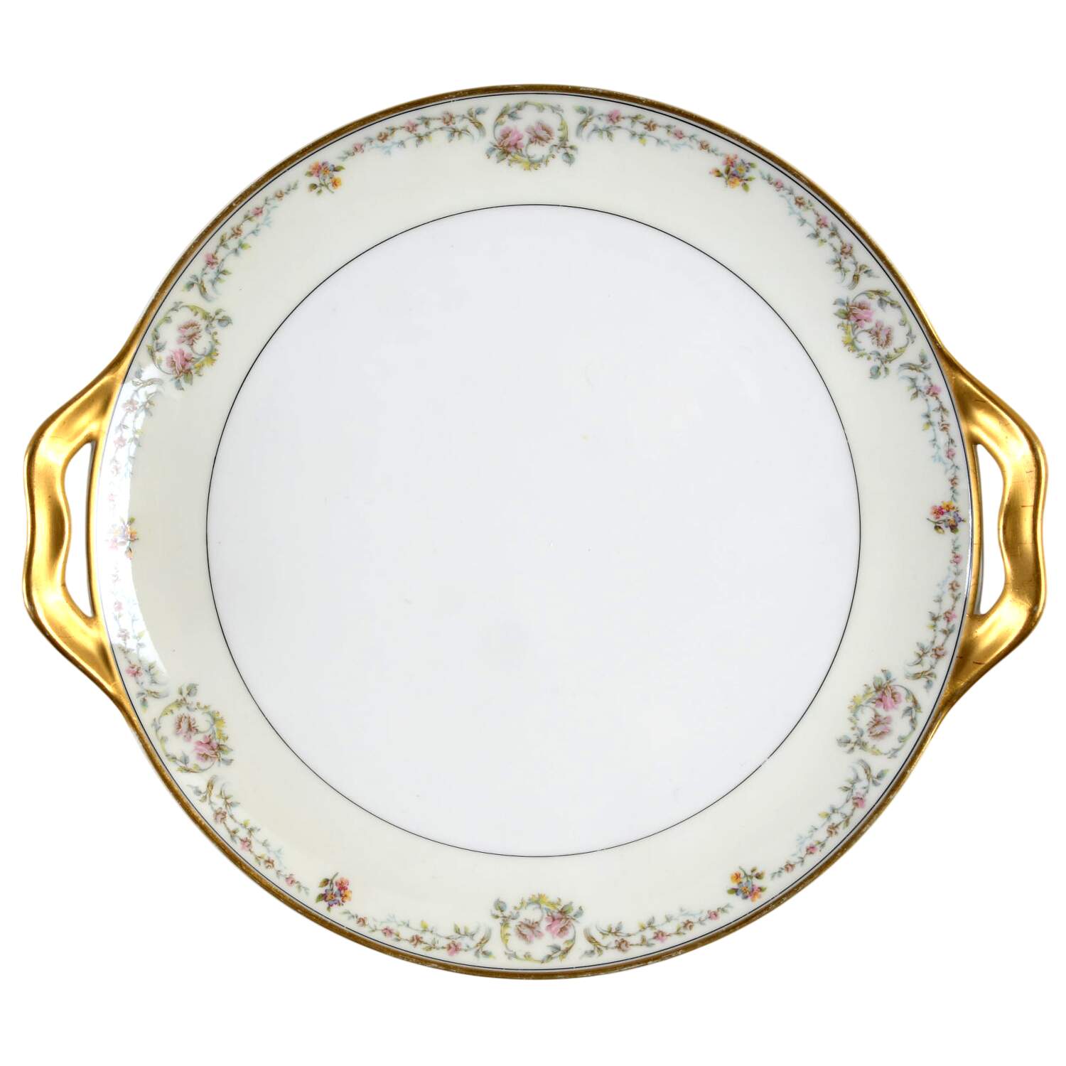 Antoinette Handled Cake Plate by Haviland-1