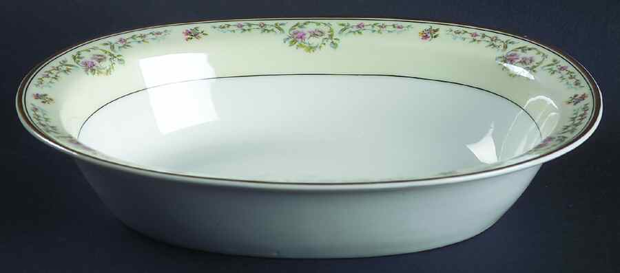 Antoinette 10" Oval Vegetable Bowl by Haviland-1