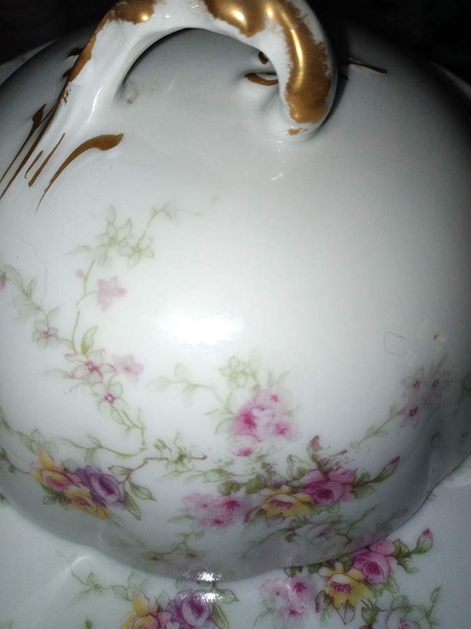 Antoine Round Covered Butter by Haviland-1