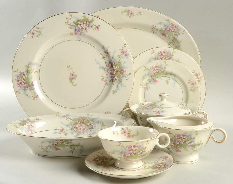 Apple Blossom (New York) 45 Piece Estate Set by Haviland-1