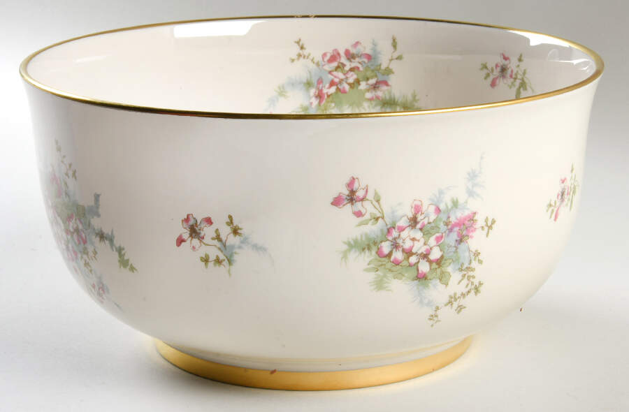 Apple Blossom (New York) 9" Salad Serving Bowl by Haviland-1