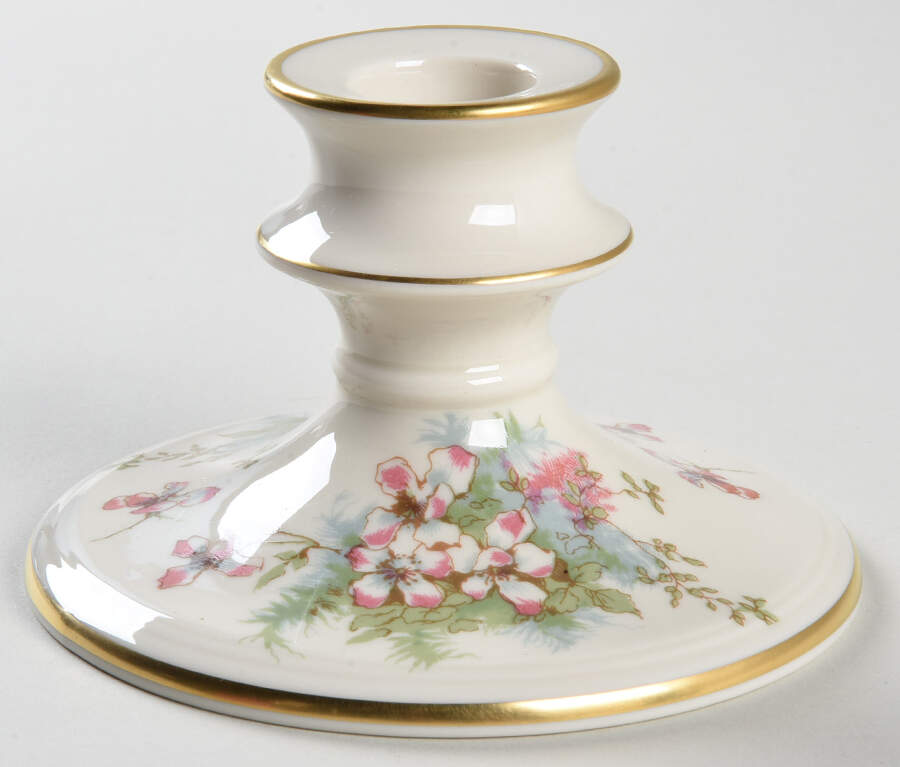 Apple Blossom (New York) 3" Candlestick by Haviland-1