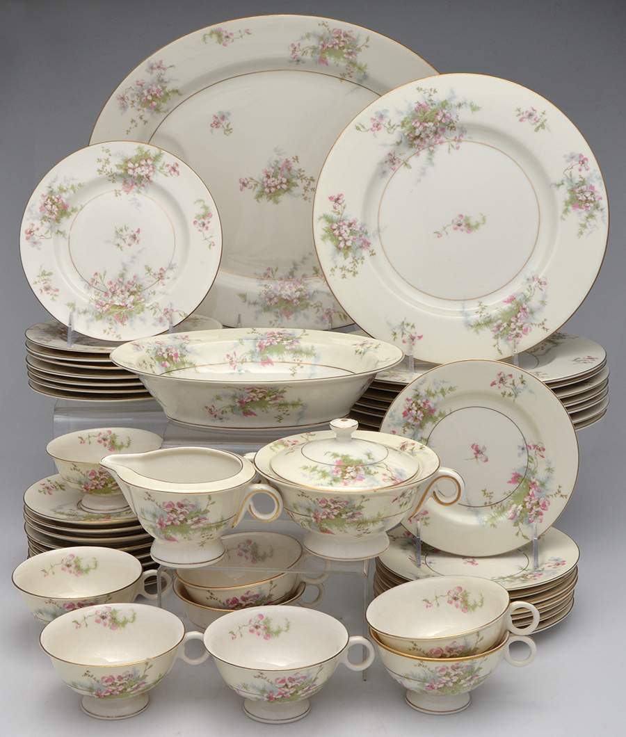 Apple Blossom (New York) 45 Piece Estate Set by Haviland-1
