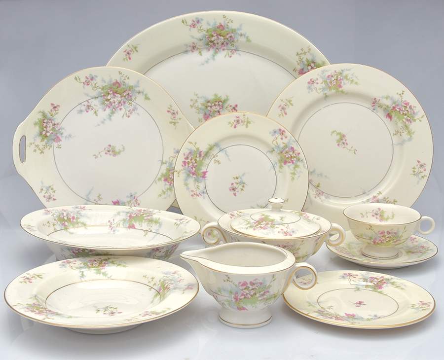 Apple Blossom (New York) 54 Piece Estate Set by Haviland-1