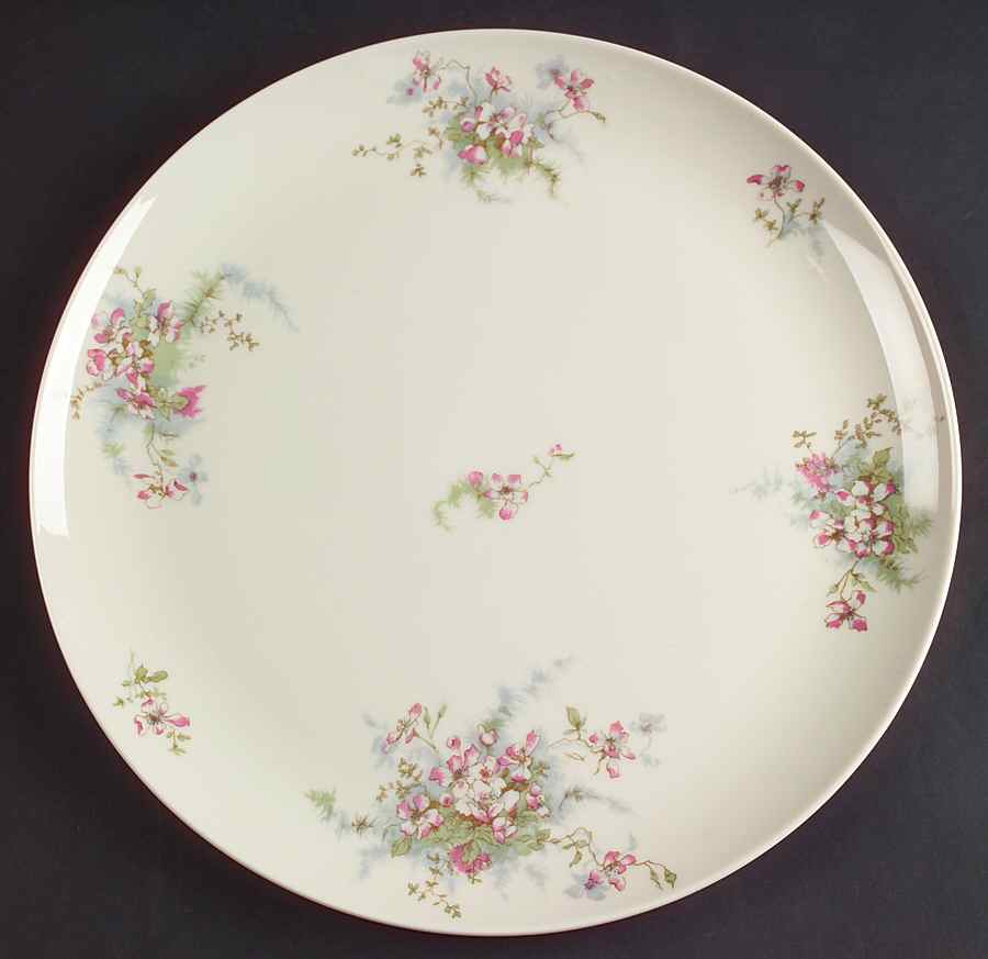 Apple Blossom (New York) Cake Plate by Haviland-1