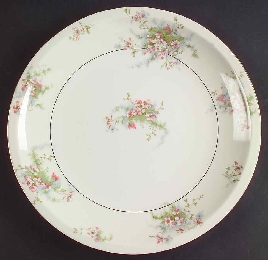Apple Blossom (New York) 12" Chop Plate (Round Platter) by Haviland-1