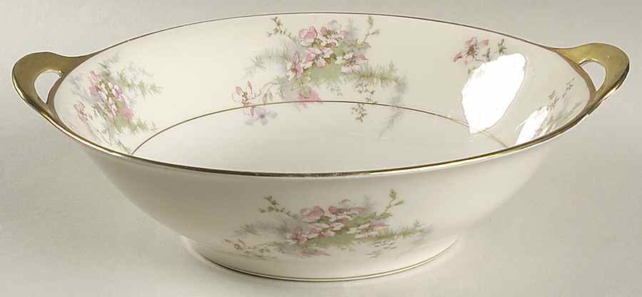 Apple Blossom (New York) 10" Round Vegetable Bowl by Haviland-1