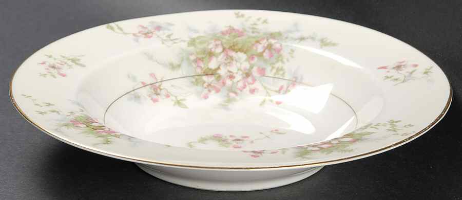 Apple Blossom (New York) Rim Soup Bowl by Haviland-1