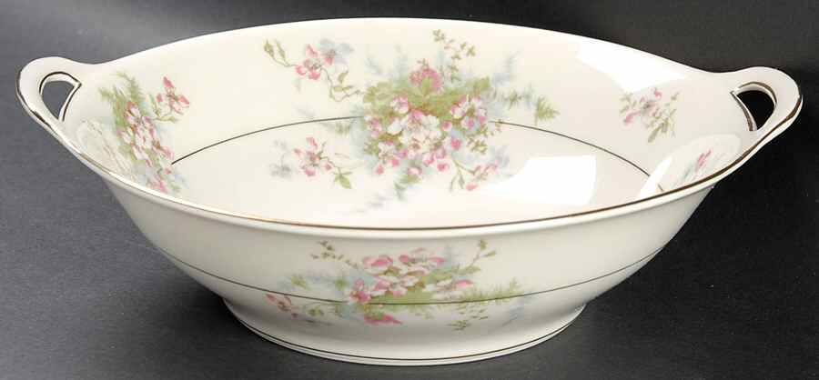 Apple Blossom (New York) 10" Round Vegetable Bowl by Haviland-1