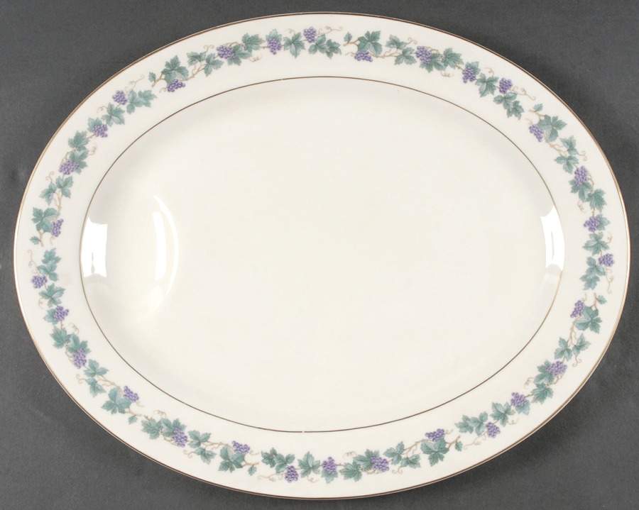 Arbor 16" Oval Serving Platter by Haviland-1