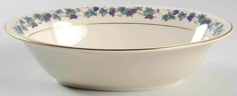 Arbor 9" Oval Vegetable Bowl by Haviland-1
