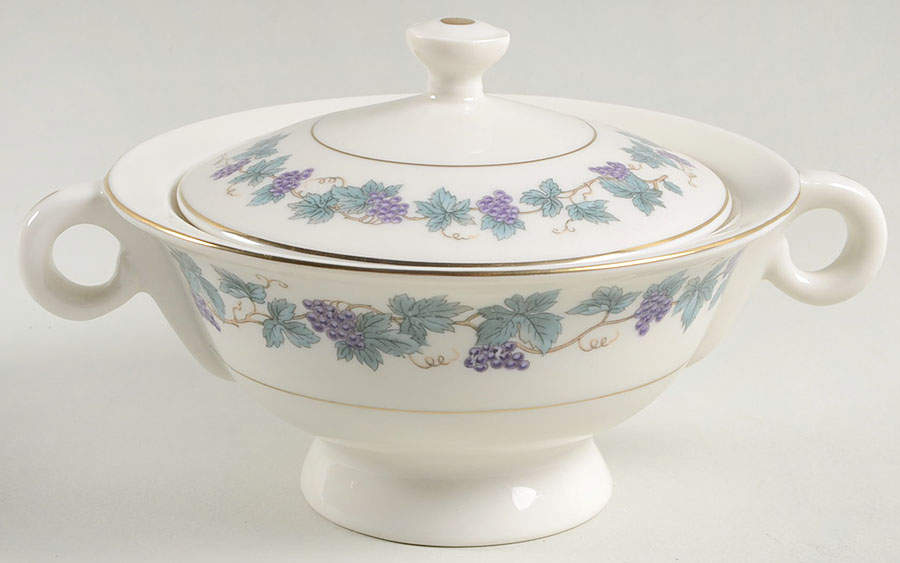 Arbor Sugar Bowl & Lid by Haviland-1