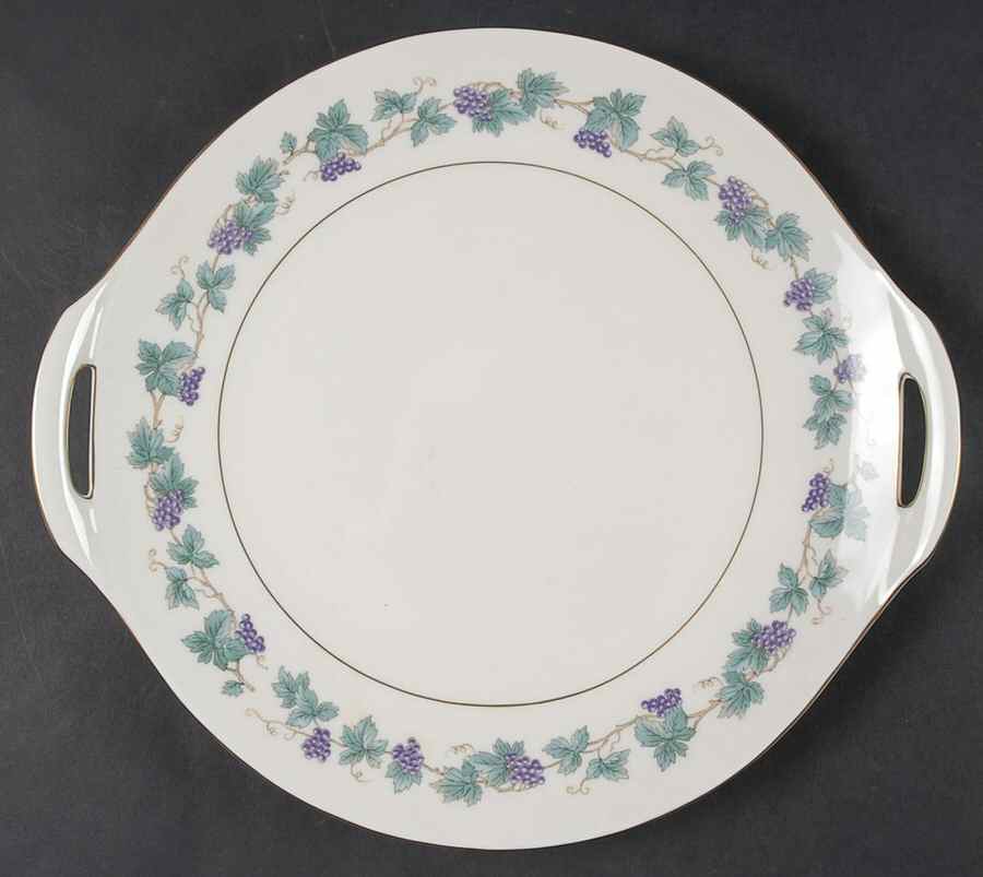 Arbor Handled Cake Plate by Haviland-1