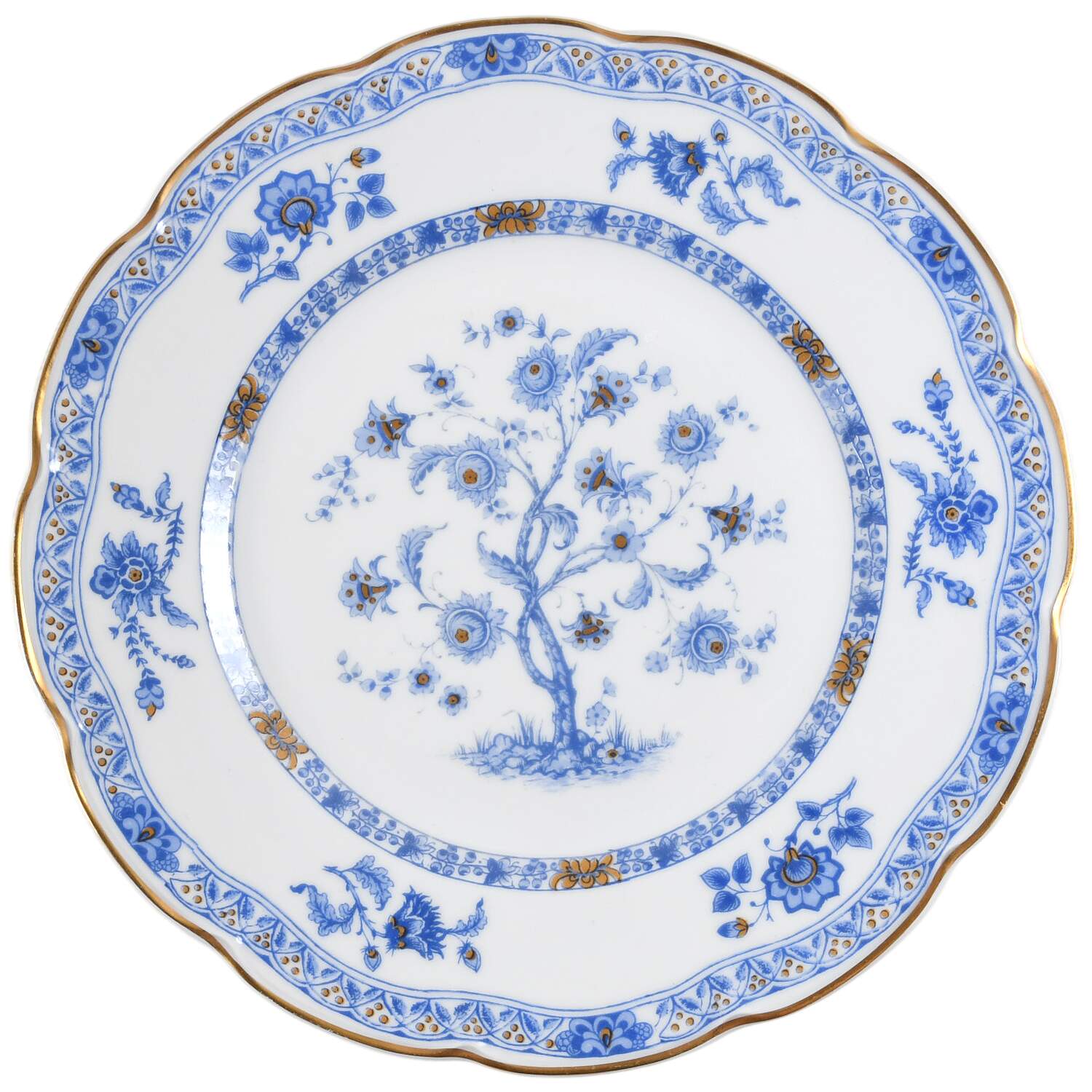 Arbre Bleu Luncheon Plate by Haviland-1