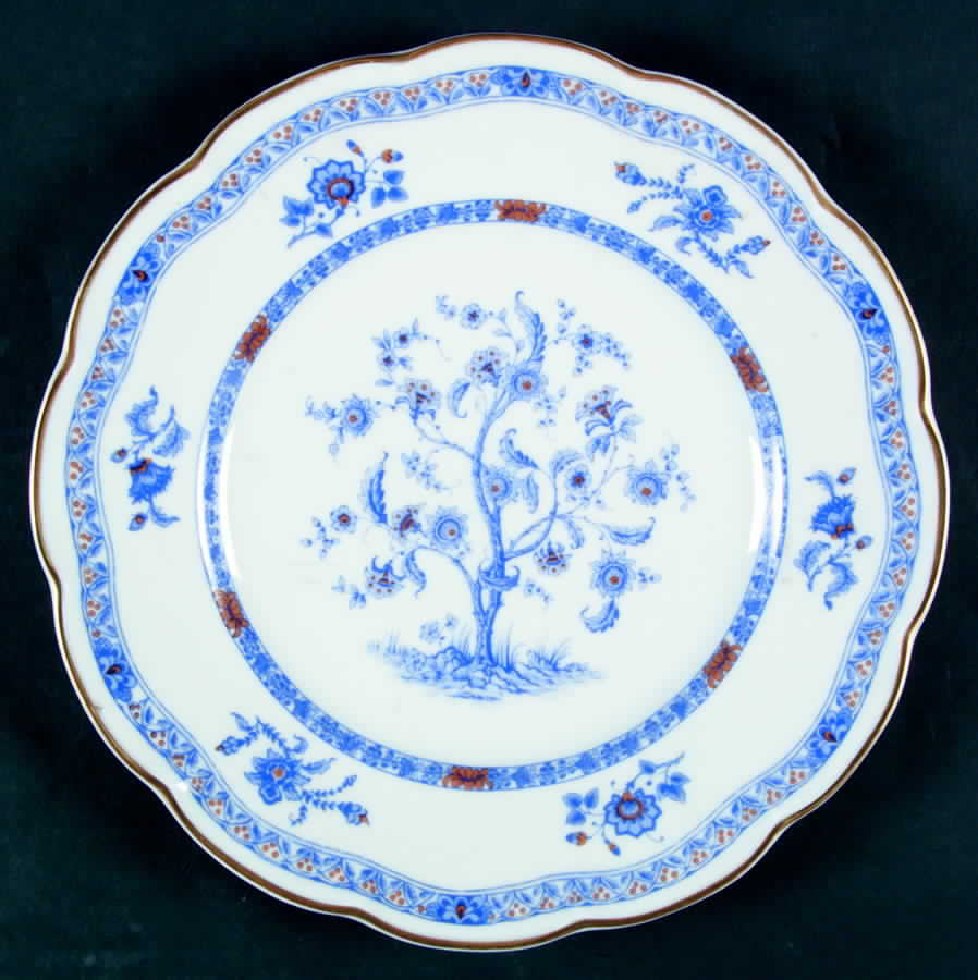 Arbre Bleu Dinner Plate by Haviland-1