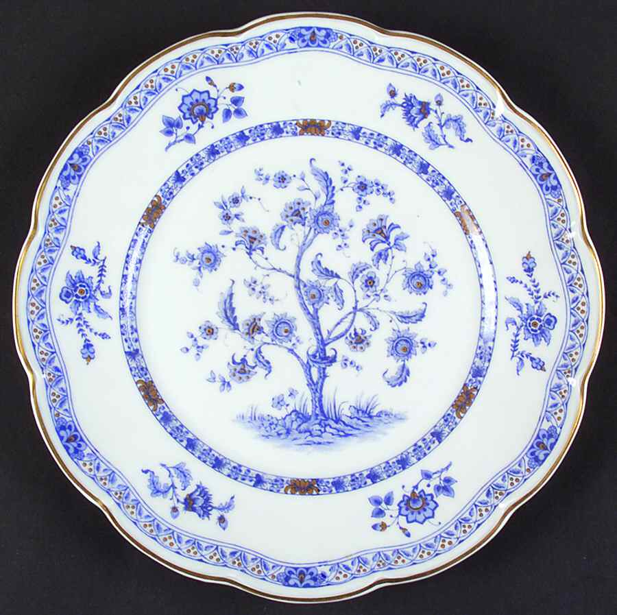 Arbre Bleu Dinner Plate by Haviland-1