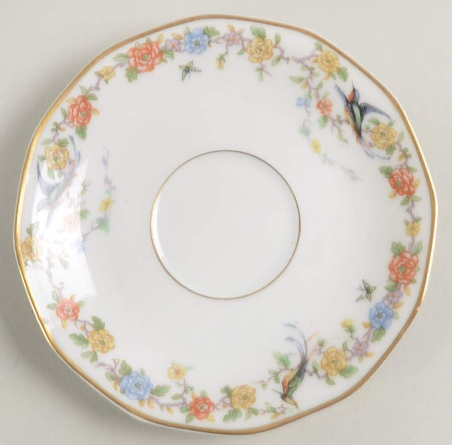 Arcadia (France With Birds) Saucer for Bouillon Cup by Haviland-1