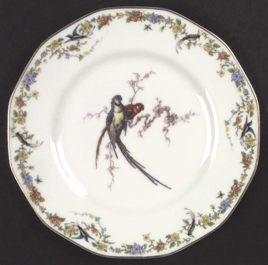 Arcadia (France With Birds) Dinner Plate by Haviland-1