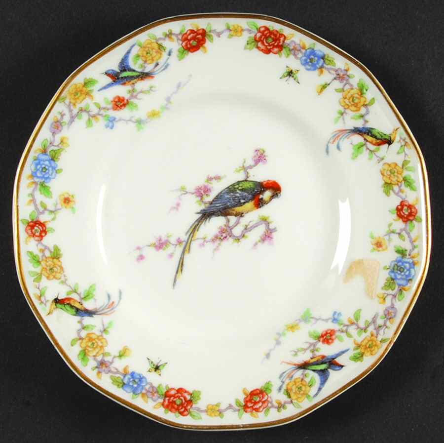 Arcadia (France With Birds) Bread & Butter Plate by Haviland-1