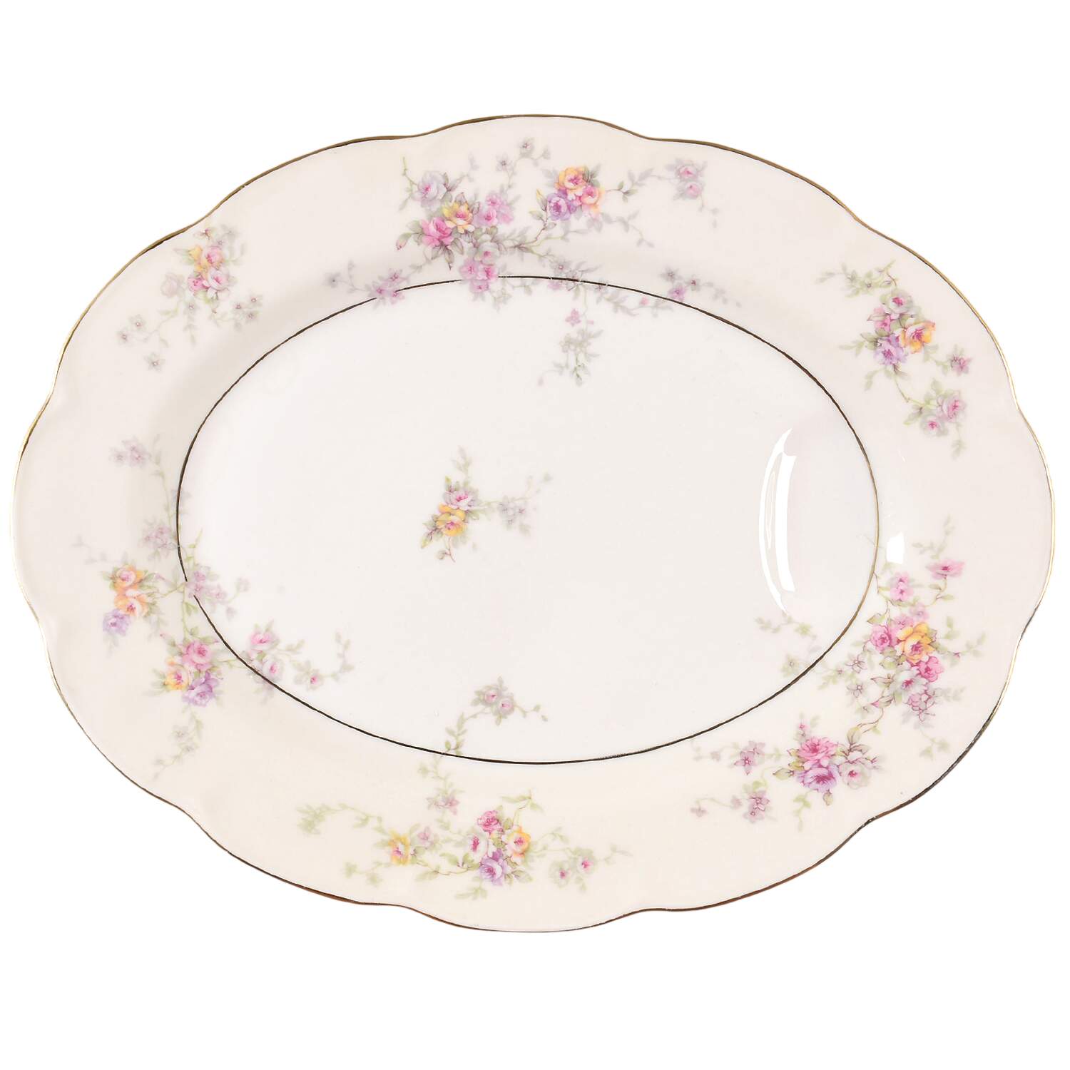 Arcadia (New York) 11" Oval Serving Platter by Haviland-1