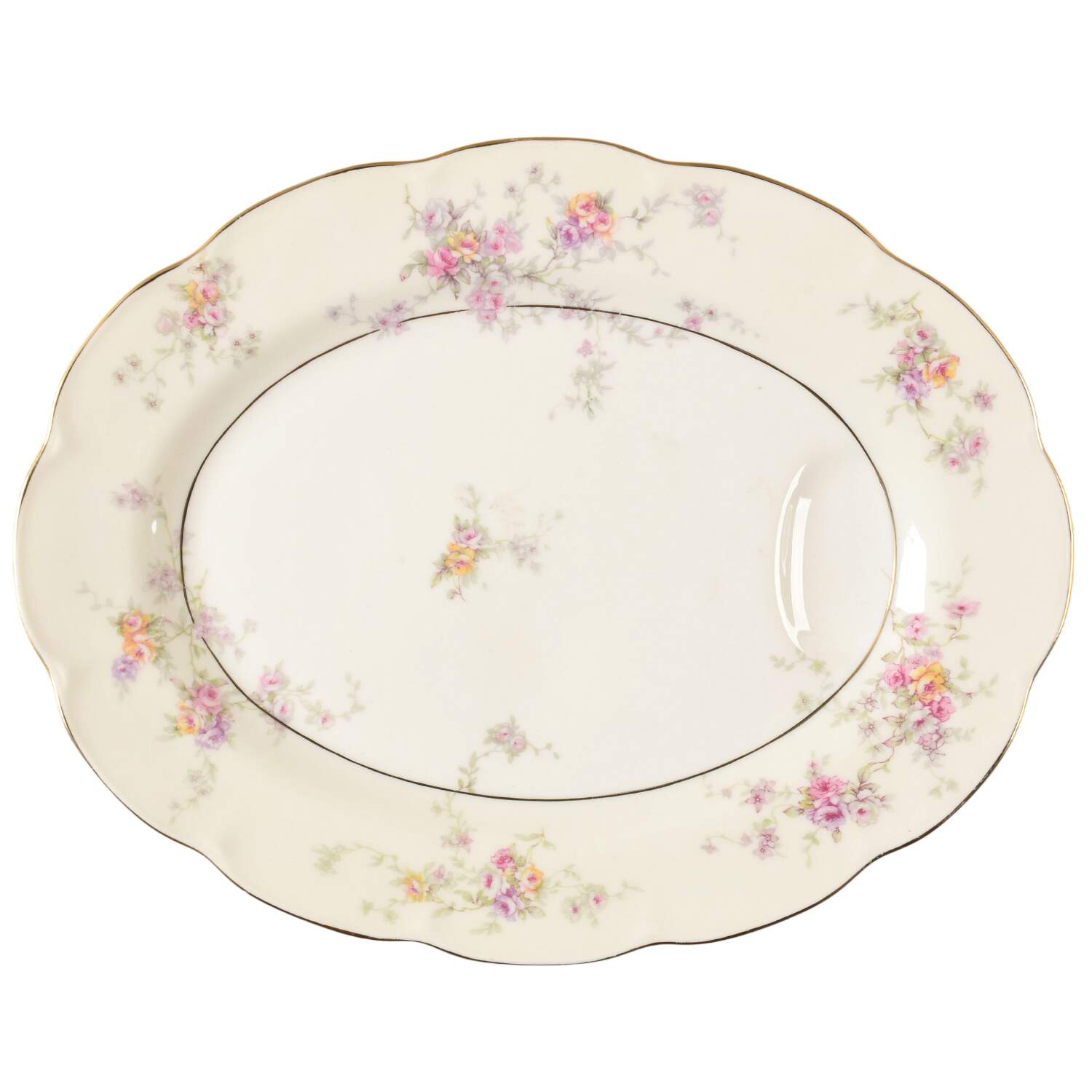 Arcadia (New York) 11" Oval Serving Platter by Haviland-1
