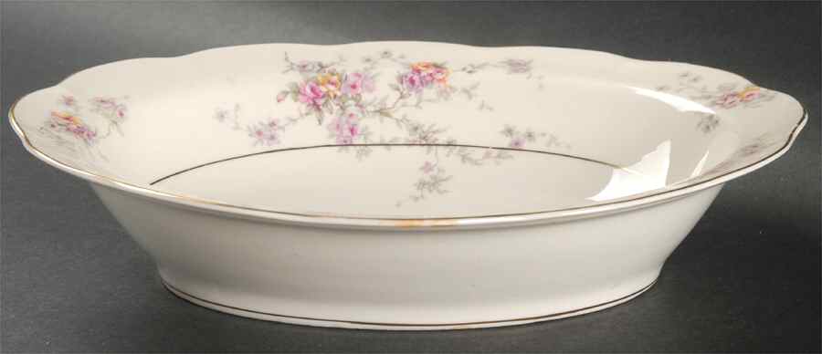 Arcadia (New York) 9" Oval Vegetable Bowl by Haviland-1