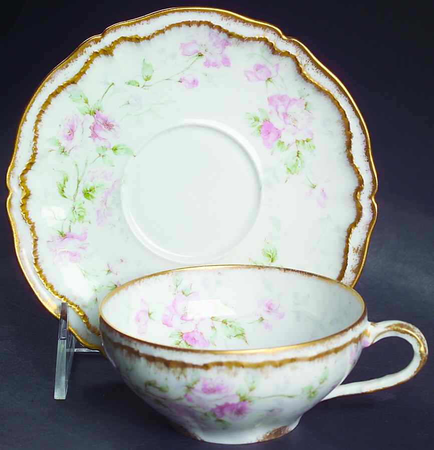 The Ardennes Flat Cup & Saucer Set by Haviland-1