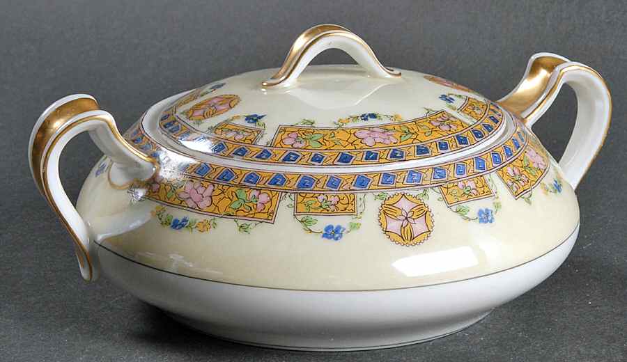 Argonne Sugar Bowl & Lid by Haviland-1