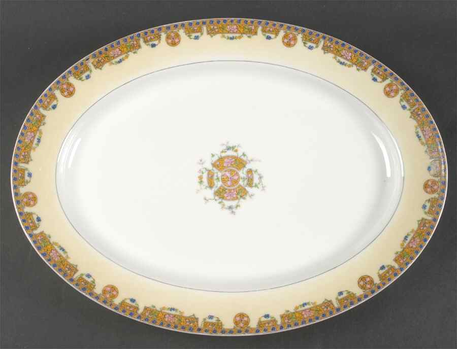 Argonne 16" Oval Serving Platter by Haviland-1