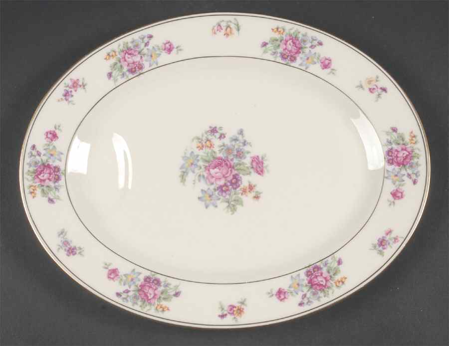 Arlington 11" Oval Serving Platter by Haviland-1