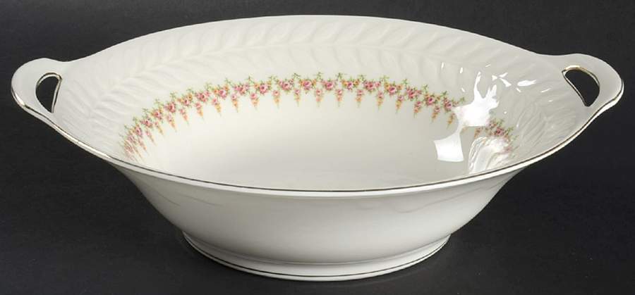 Ashley (Regent's Park Shape) 10" Round Vegetable Bowl by Haviland-1