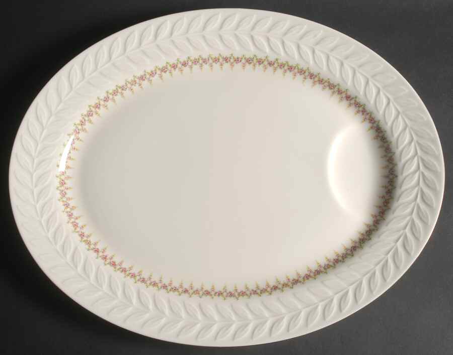 Ashley (Regent's Park Shape) 16" Oval Serving Platter by Haviland-1