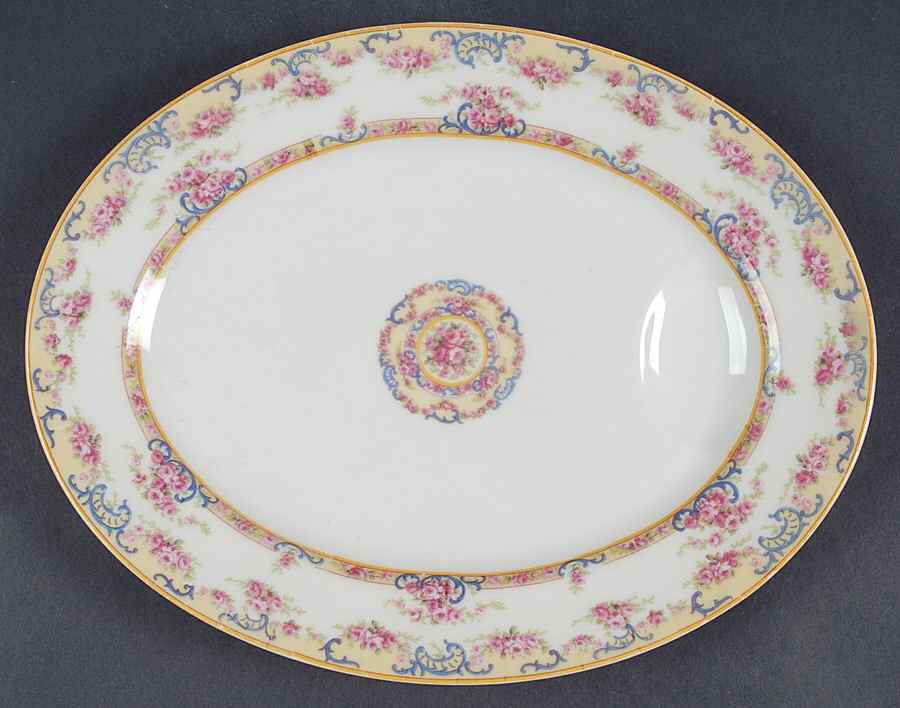 Astra 11" Oval Serving Platter by Haviland-1
