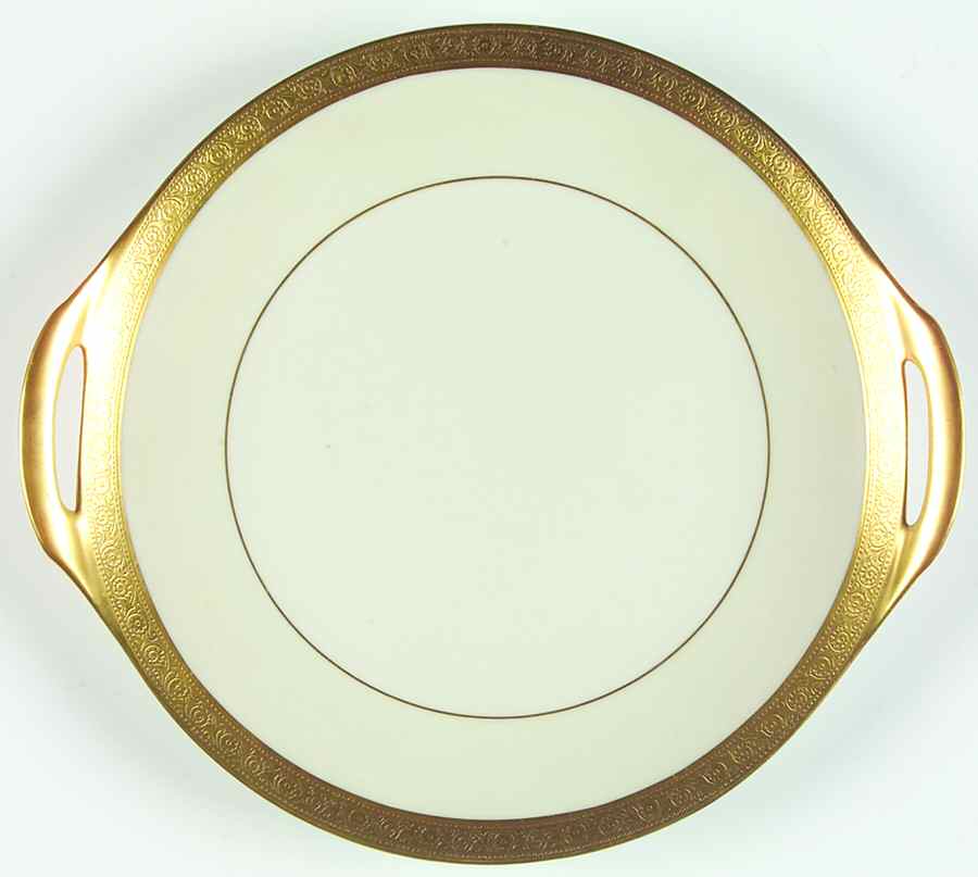 Athens Handled Cake Plate by Haviland-1